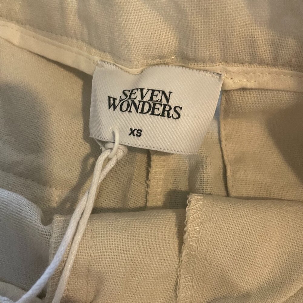 SEVEN WONDERS ZEPHY LINEN WIDE LEG PANT - SAND (From Runaway The Label) - Picture 10 of 12